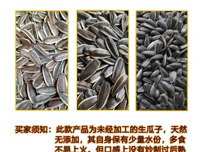内蒙古生瓜子361葵花籽601新货新鲜散装批发363原味5斤装大颗粒图4