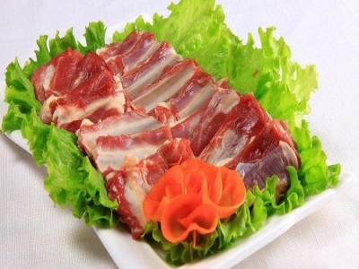 羊肉新鲜内蒙羊排冷冻 羔羊羊排 10斤起烧烤火锅食材羊排骨图3