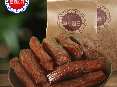 内蒙古牛肉干 草原旭日手撕风干牛肉干牛肉条230g零食特产图1