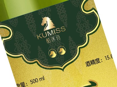 内蒙特产马奶酒酷迷诗木皮礼盒绿草原厂家批发皮囊酒招商代理图3