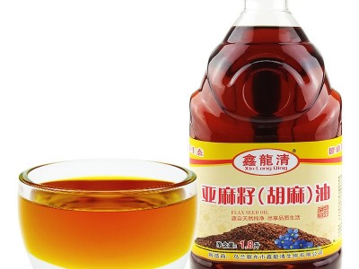 内蒙古特产食用油粮油厂家批发鑫龙清胡麻油1.8L亚麻籽油图5