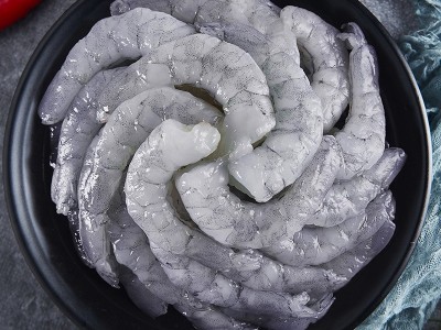 新鲜冷冻青虾仁去壳线约30-40只/包/净重200g餐饮食材批发冻虾仁图1
