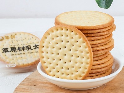 吉聚优品草原鲜乳大饼 内蒙古特产食品聚会休闲零食鲜奶饼干批发图3