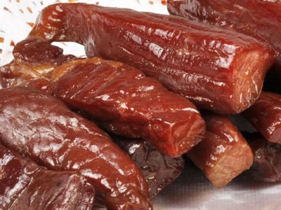 内蒙特产牛肉干可预订 可代加工 原味孜然香辣图1