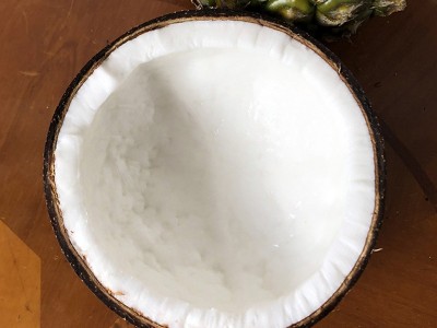 厂家直供海南新鲜纯椰青椰子椰肉椰子鸡火锅老椰肉特产水果批发图3
