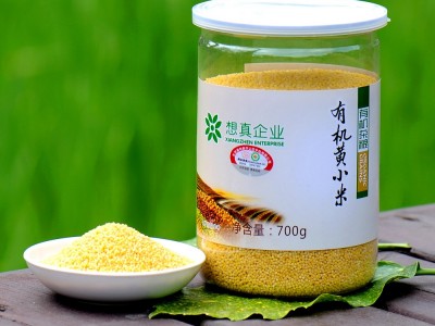 想真有机五谷杂粮 黄小米 粳小米 粟米月子米 有机粗粮OEM图1