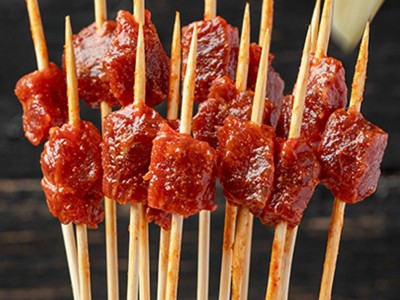 火锅串串食材麻辣牛肉丁生牛肉粒藤椒牛肉泡椒牛肉条批发量大从优图3