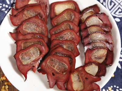 四川烟熏金银猪肝熏制腊肉美味年货特产腊味腌肉厂家批发一件代发图3