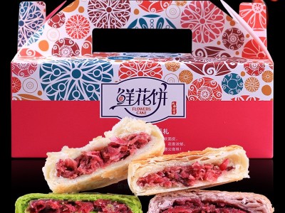 400g伴手礼鲜花饼礼盒装多口味云南特产中秋送礼公司团购发福利图2
