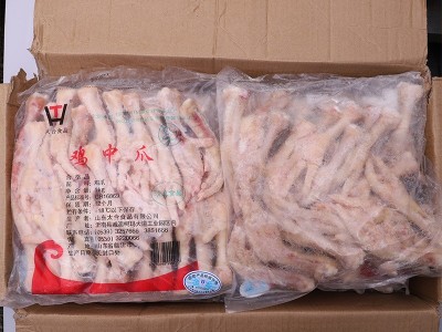 新鲜冷冻鸡爪凤爪冷冻生鲜冰鲜长短鸡爪子小吃酒店卤味食材批发图3