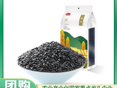 燕之坊珍贡黑米 黑米批发 产地直销黑米 五谷杂粮食品oem贴牌加工图1