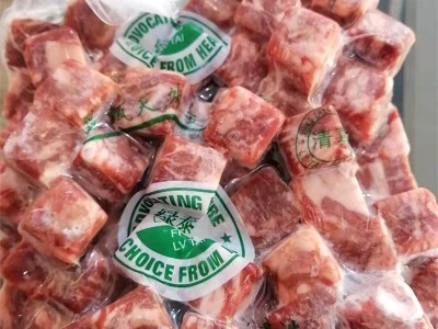 绿泰 雪花牛肉粒量大从优批量售卖成都发货牛肉冷冻产品图2
