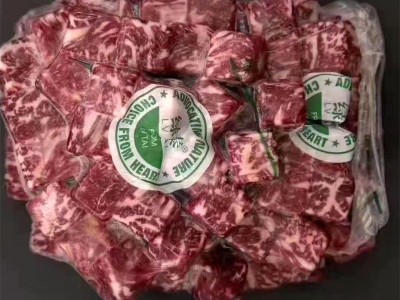 绿泰 雪花牛肉粒量大从优批量售卖成都发货牛肉冷冻产品图4