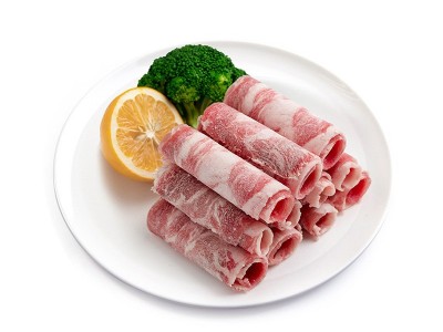 雪花牛肉卷片肥牛砖火锅配菜新鲜烤肉食材商用批发非原切盒装批发图5