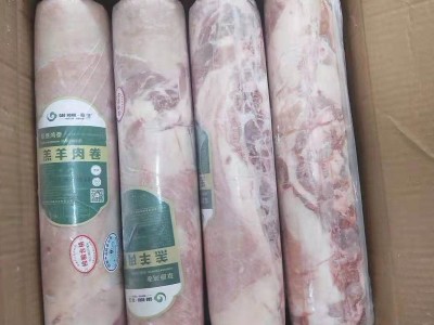 腾顺精品羊肉卷25Kg/箱 火锅烤肉自助餐食材 冷冻调理羊肉图5