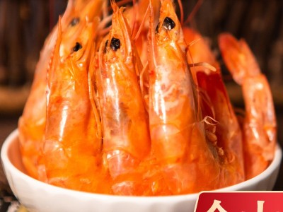 烤虾即食海鲜干货网红零食大号对虾干即食休闲零食烤虾干源头厂家图2