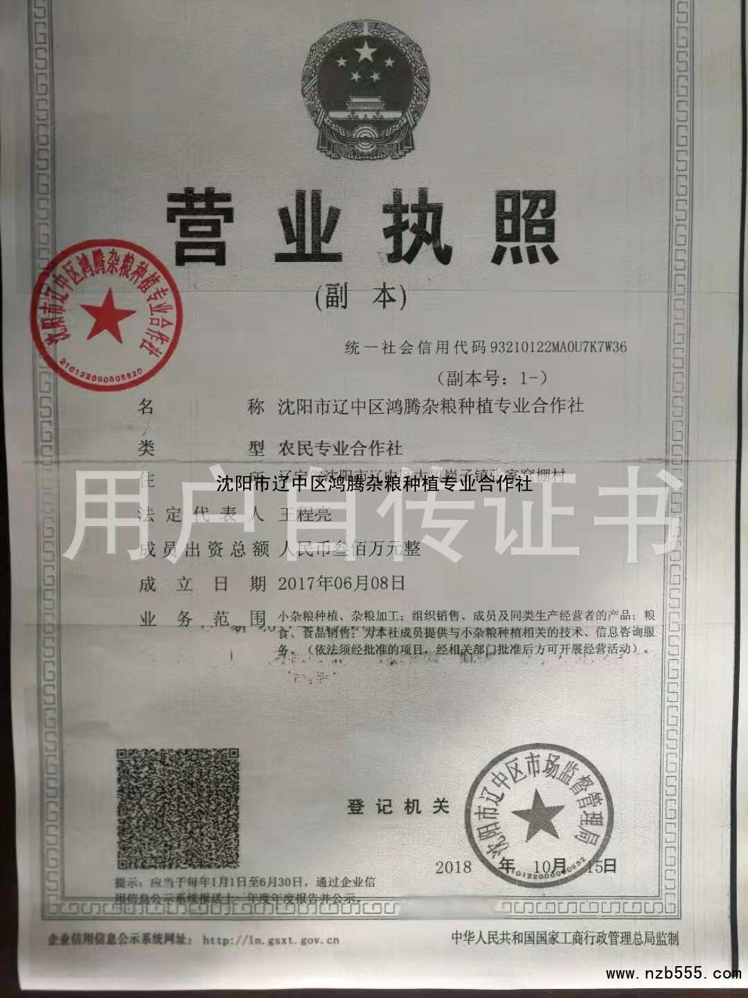 营业执照
