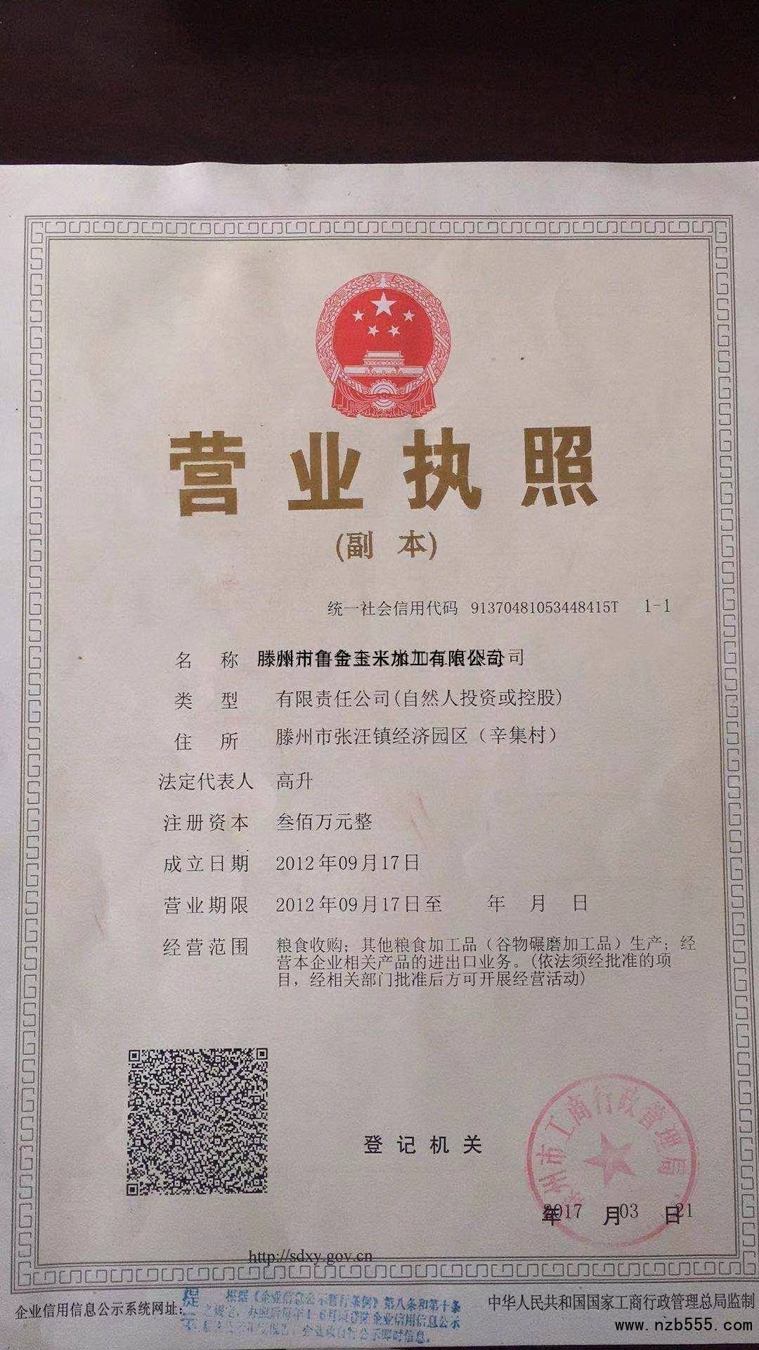 滕州市鲁金玉米加工有限公司