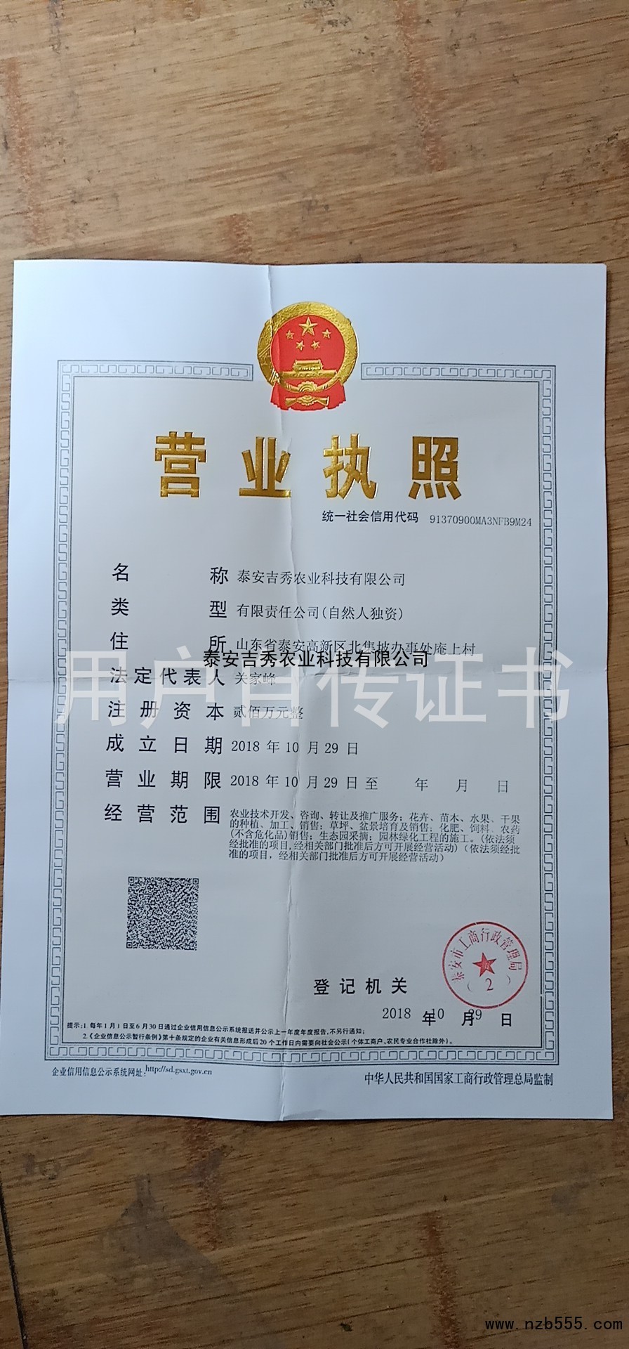 泰安吉秀农业科技有限公司