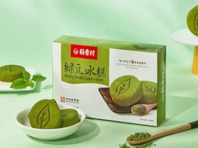 稻香村绿豆冰糕120g桂花糕抹茶味绿豆糕点心零食图4