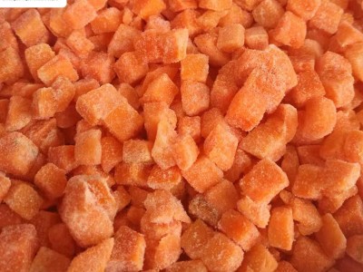 速冻胡萝卜粒 脱水蔬菜胡萝卜 新鲜冷冻胡萝卜混合什锦蔬菜粒图4