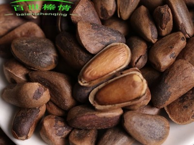 百世榛情东北特产新货原味散装坚果零食厂家批发开口松子特大500g图1