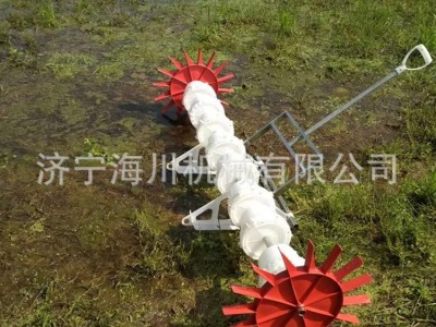 全新手拉式水稻直播机 8-10行水稻点播机 水田玉米小麦播种机图4