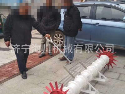 全新手拉式水稻直播机 8-10行水稻点播机 水田玉米小麦播种机图5