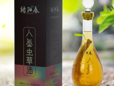 人参虫草酒 玛咖 枸杞黄精桑葚浸泡酒 滋补配制白酒 38度500ml/瓶图2