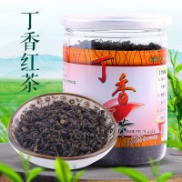 茶厂批发丁香红茶100g罐装诚招代理夜市地摊货源热卖 红茶包邮