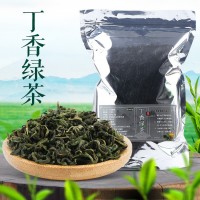 茶厂直销丁香绿茶散装500g量大从优批发特产养生茶长白山丁香绿茶