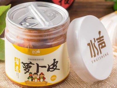 水声萝卜皮微商榨菜咸菜辣白菜泡椒橄榄菜5瓶起批400克每瓶图1