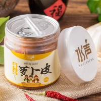 水声萝卜皮微商榨菜咸菜辣白菜泡椒橄榄菜5瓶起批400克每瓶