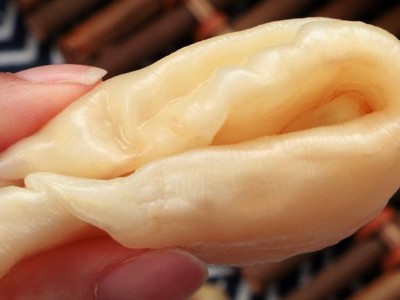 巨奥 霞浦特产深海黄花筒胶60头黄花胶鱼肚鱼鳔鱼胶干货200g批发图1