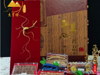 大掌柜东北特产吉林长白山人参礼盒五宝礼盒50g/盒泡酒煲汤送礼图3