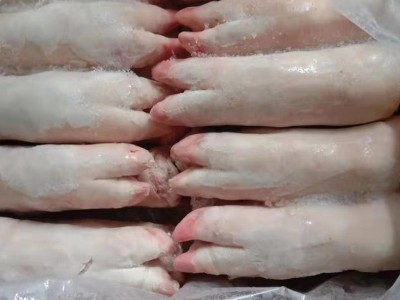 大量批发 国产带筋猪手 带筋猪蹄 猪蹄 猪手盒装猪蹄猪手冷链配送图2
