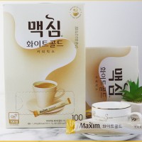 韩国白金麦馨速溶咖啡100条装