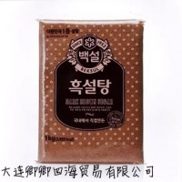 韩国希杰白雪牌黑糖红糖1kg 红砂糖