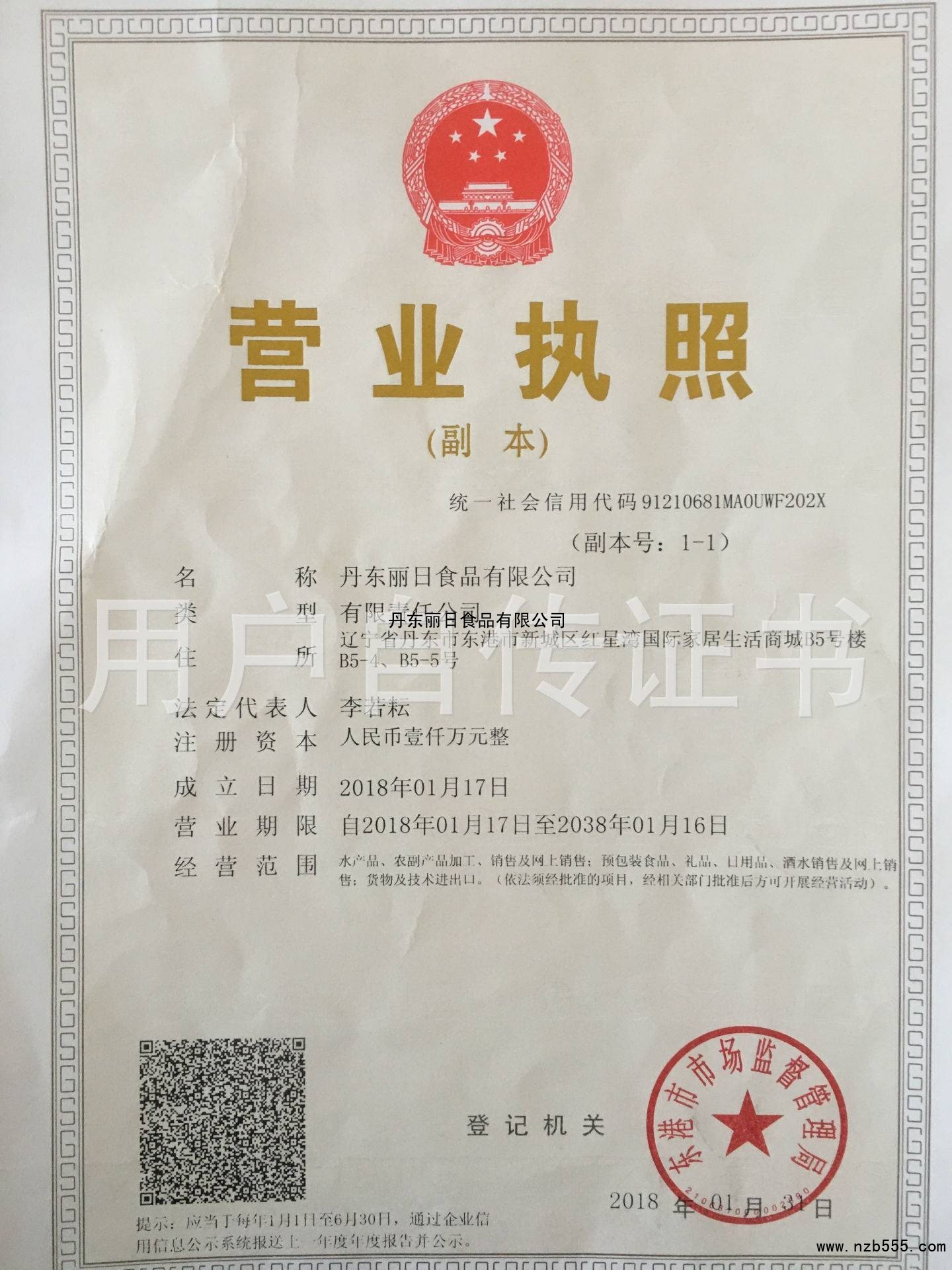 丹东丽日食品有限公司