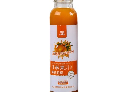 寒冠黑龙江产沙棘果汁饮料300*6瓶装沙棘汁酸甜饮料整箱厂家批发图4