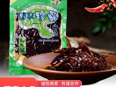 云南厂家批发鸡枞菌 开袋即食 食用菌农产品菌菇 下饭菜图1
