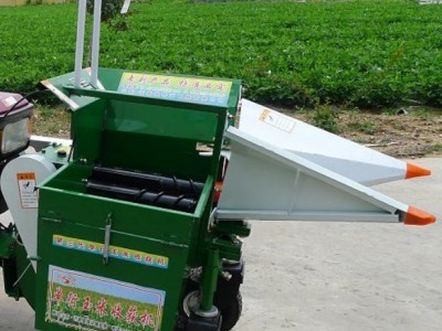 小型玉米收割机多功能农用家用手扶秸秆粉碎一体机新款包谷收割机图4