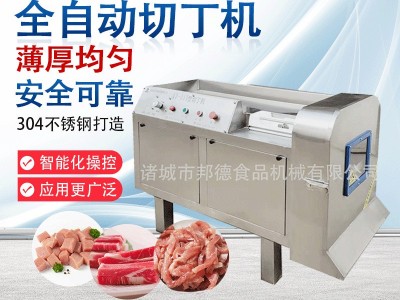 不锈钢全自动肉类切丁机 牛肉粒切粒机 厂家供应多功能切丁机图1