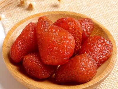 润和 草莓干5斤/包酸甜草莓蜜饯果脯 休闲网红零食小吃图1