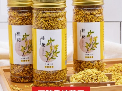 广西桂花干 桂花茶 桂林金桂30克源头厂家 批发直供 不硫熏图1