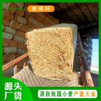 源头厂家麦秸秆打碎草块青贮饲料 家禽家畜牧草养殖粗饲料