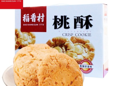 厂价批发 稻香村桃酥饼干1000g礼盒装办公室休闲零食糕点北京特产图1