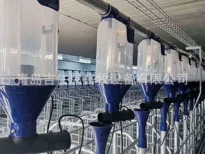喂猪自动下料桶 猪舍定量桶养猪料线定量杯 自动定量器猪用定量杯图5