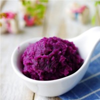 晶荣工厂供应紫薯泥|餐饮用紫薯泥|烘焙紫薯泥|加热即食|儿童辅食 2千克起批