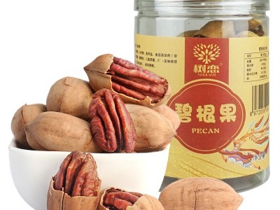 一件代发碧根果瓶装袋装坚果炒货年货休闲零食代加工厂家直销OEM 2瓶起批图3